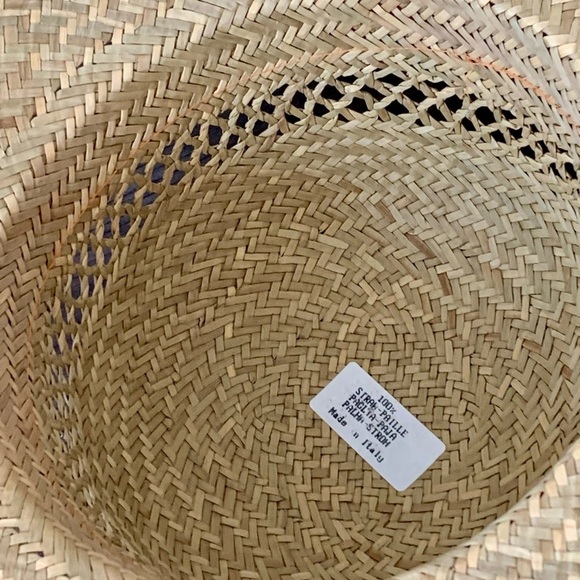 100% Straw Sun Hat From Italy main image 9